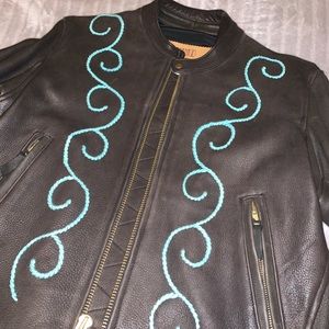 Gambino Deer Ingles Leather Jacket